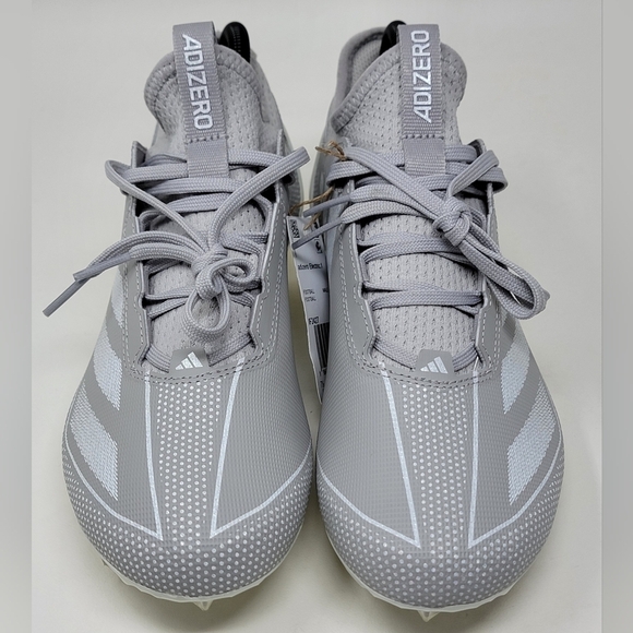 Adidas Adizero Electric.1 IF2427 Grey Silver Football Cleats Men’s Size 8 New - Picture 7 of 13